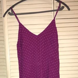 Summer dress with little polka dots
